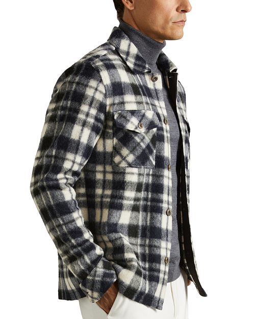 Brushed Check Overshirt