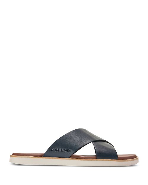 Men's Nantucket Cross Strap Slip On Sandals
