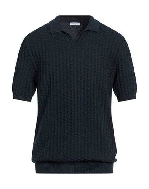 Man Sweater Midnight blue Size XL Cotton
