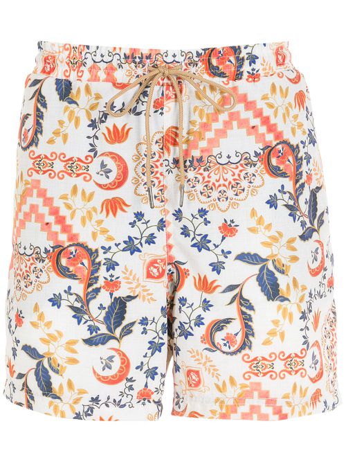 Gil paisley-print swimming shorts - Neutrals