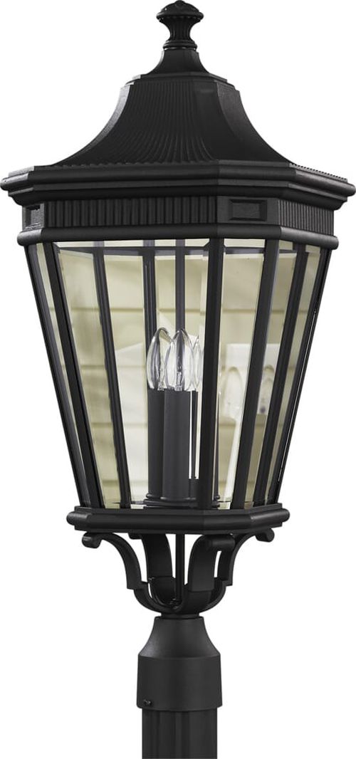 Generation Lighting Cotswold Lane Collection 12" Outdoor Lantern in Black Finish
