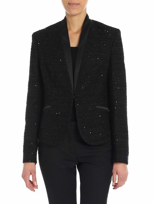 Black jacket with sequins