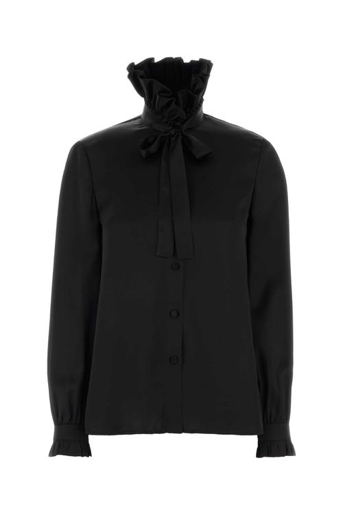 Black Silk Shirt