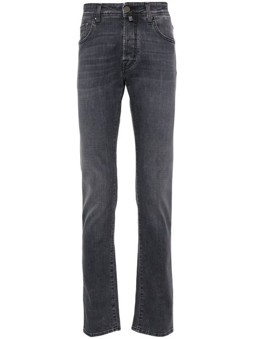 Bard mid-rise slim-fit jeans - Black