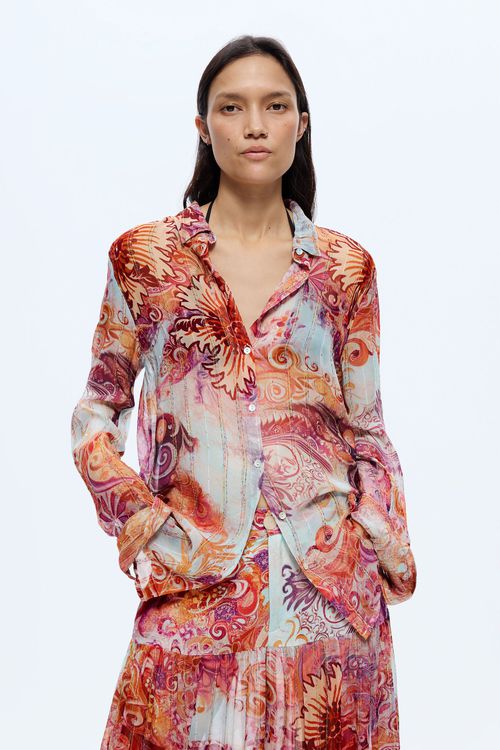 Paisley printed shirt