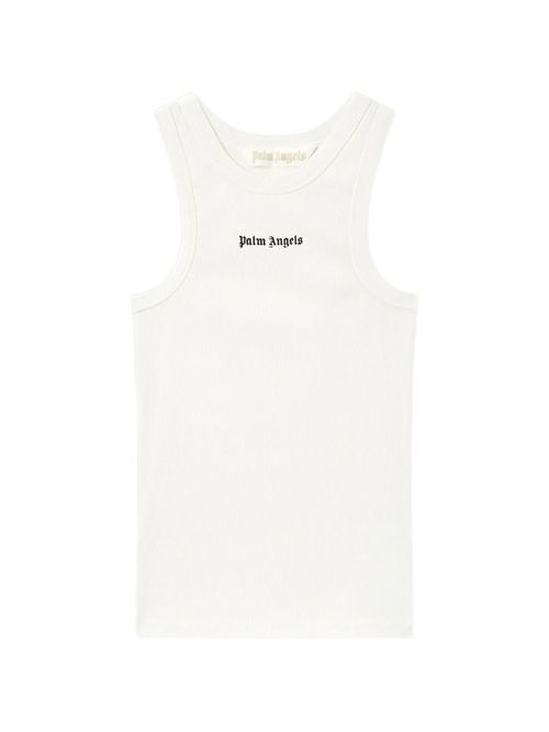 Palm Angels Classic Logo Fitted Tank Top