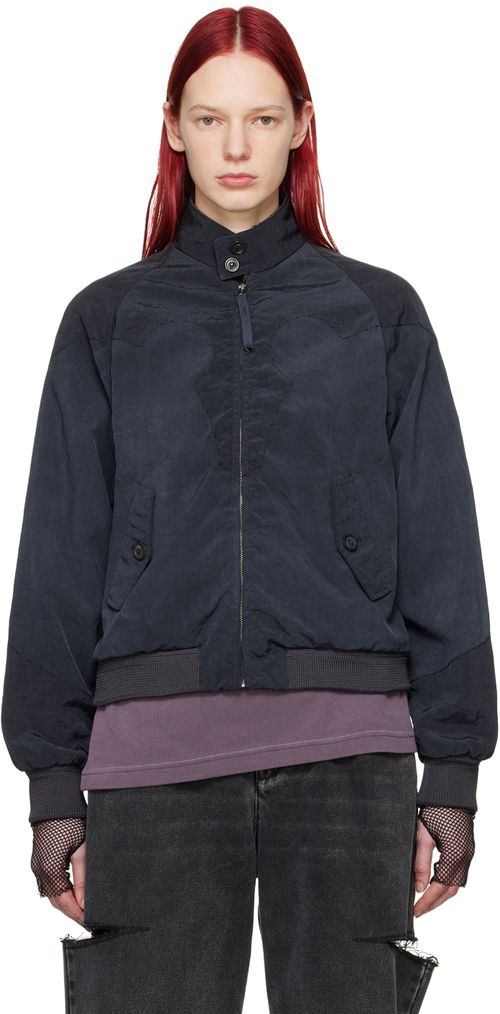 Maison Margiela Black Yoke Bomber Jacket