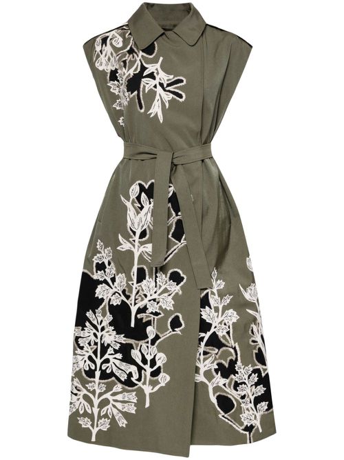 Sleeveless day dress - Green