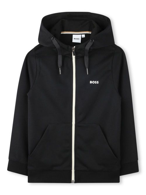 Zip-up hoodie - Black