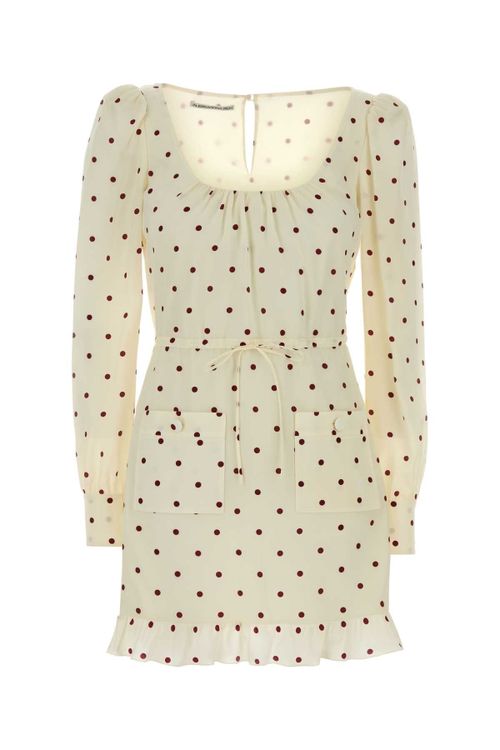 Silk Dress — Cream