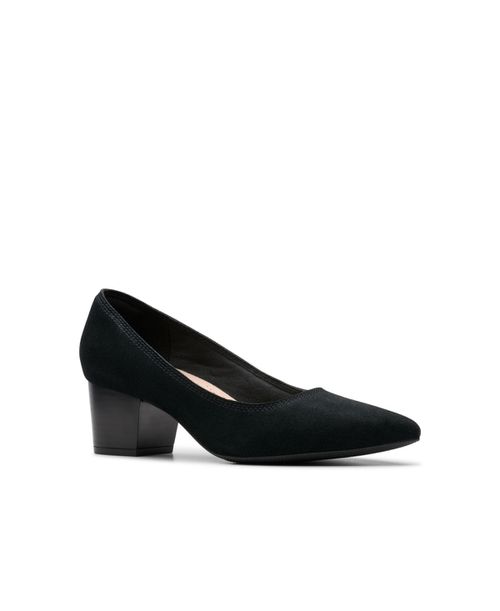 Women's Collection Ellanie Hope Pumps - Black Suede