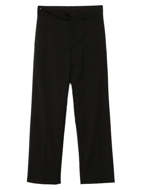 Tagliatore wool trousers - Black
