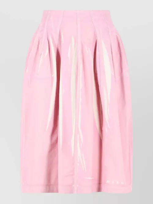 Marni - cotton pleated skirt