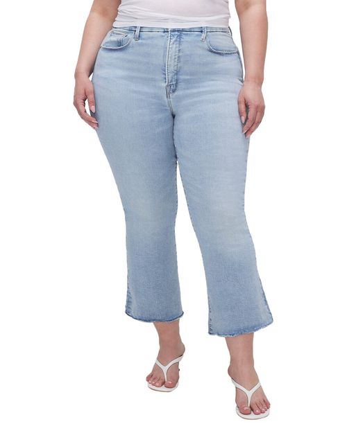 Plus Good Legs Cropped Mini Bootcut Indigo Jean