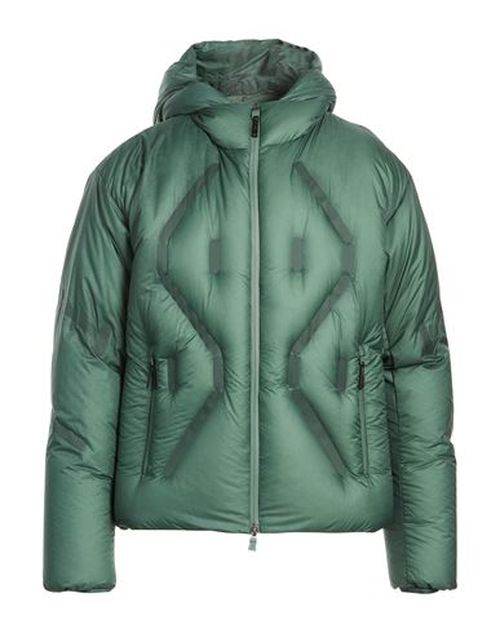 Man Jacket Emerald green Size 40 Polyamide, Polyester