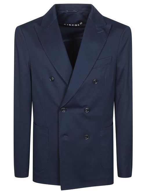Double-Breasted Piquet Jacket for Men