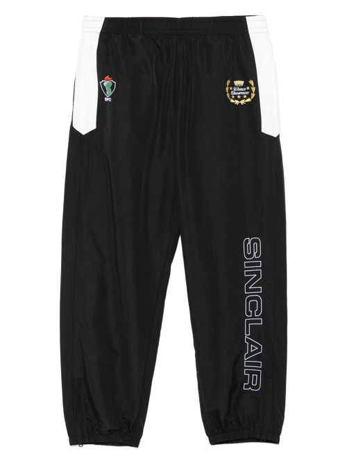 Sinclair logo-embroidered track pants - Black
