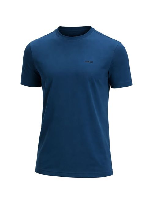 Navy Blue Solid T-Shirt