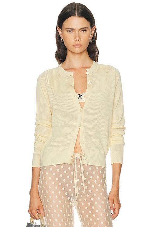Dries Van Noten Tobinas Cardigan in Cream - Cream. M also in
