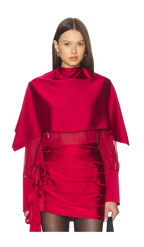 ET OCHS Aurelia Top in Lipstick Red. 6 also