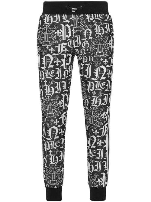 Gothic Plein track pants - Black