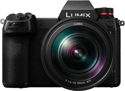 LUMIX S1 Mirrorless Full-Frame 4K Photo Digital Camera with 24-105mm F4 L-Mount Lens - Black