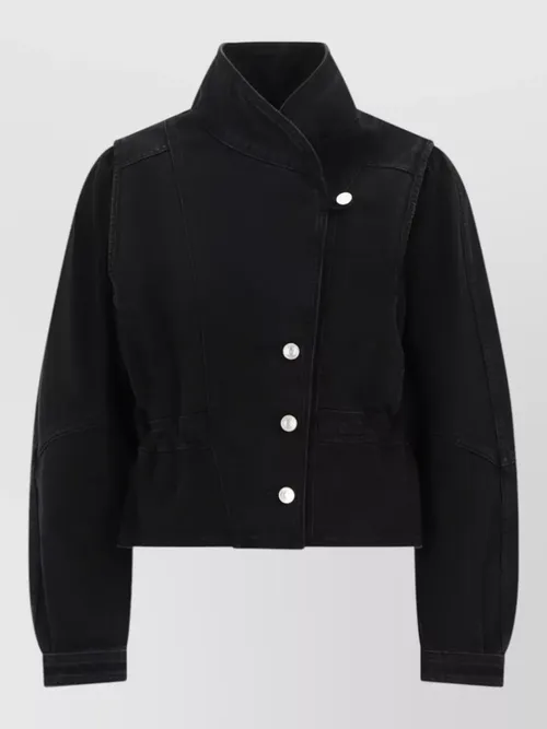 Isabel Marant - dolie gz jacket high collar waist