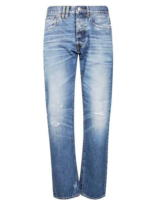 Men's Mini Trousers with Ripped Detailing