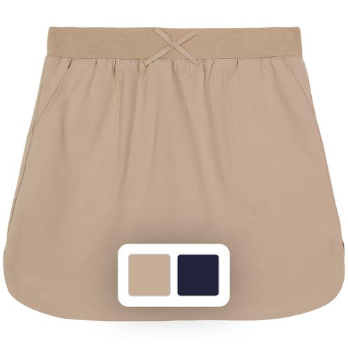 Girls Uniform Skirt Khaki 4:- Khaki