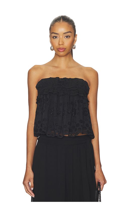 Scarlett Poppies Toshiko Top en Black. L. Also en M, S