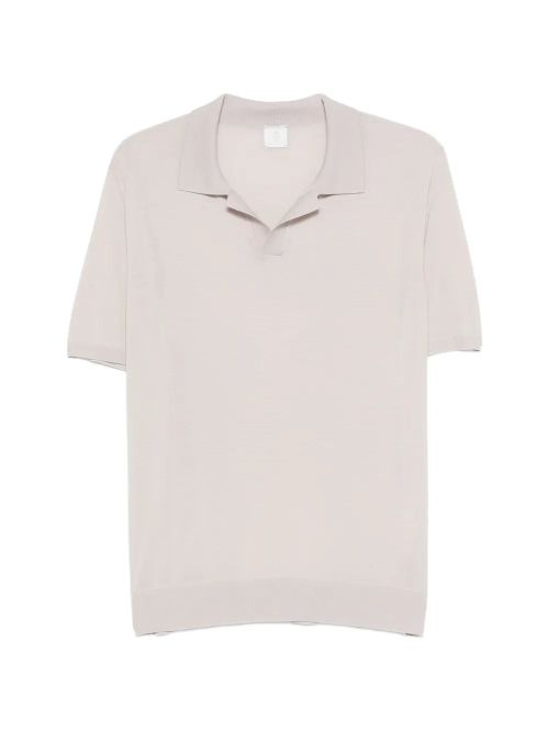 Knitted Polo Shirt — Sand