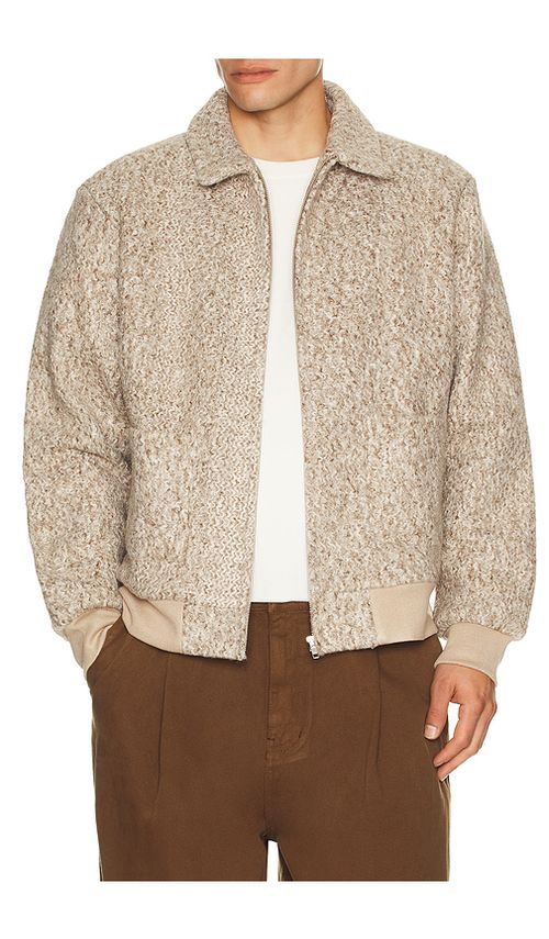 Bound Cloud Jacket in Cream. S. Also in L, M, XL/1X