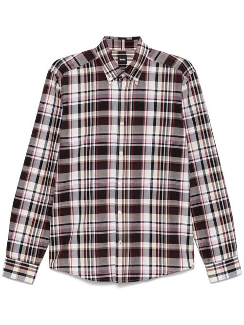 Plaid-check shirt - Red