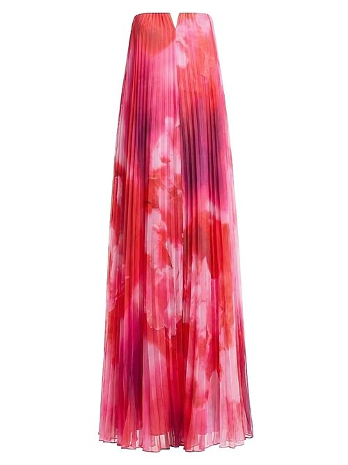 Women's Kelston Plissé Strapless Dress - Blush Multi