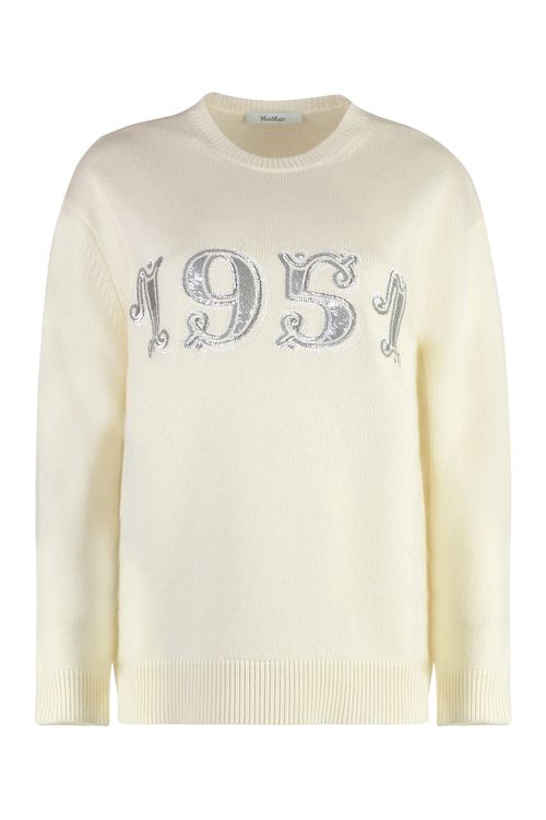 Plata Embellished Wool and Cashmere Sweater