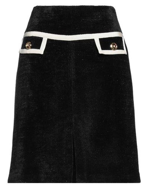 Woman Mini skirt Black Size 4 Synthetic fibers, Viscose, Acrylic, Cotton, Wool