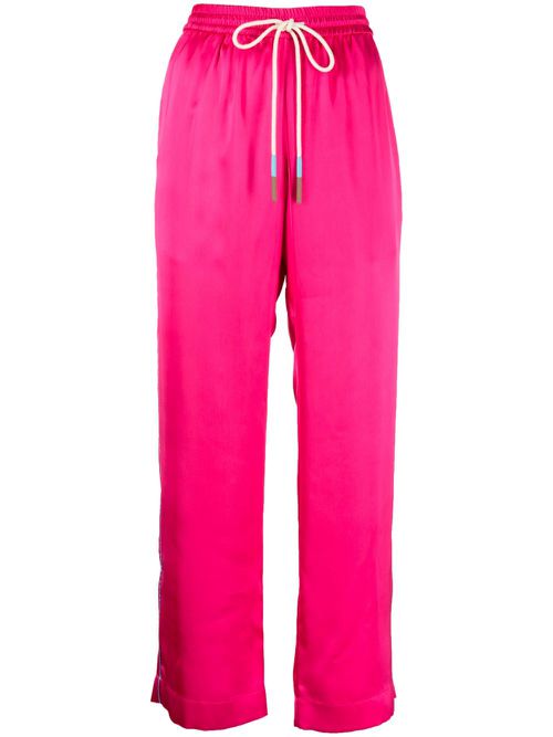 X Javier Calleja satin pyjama bottoms - Pink