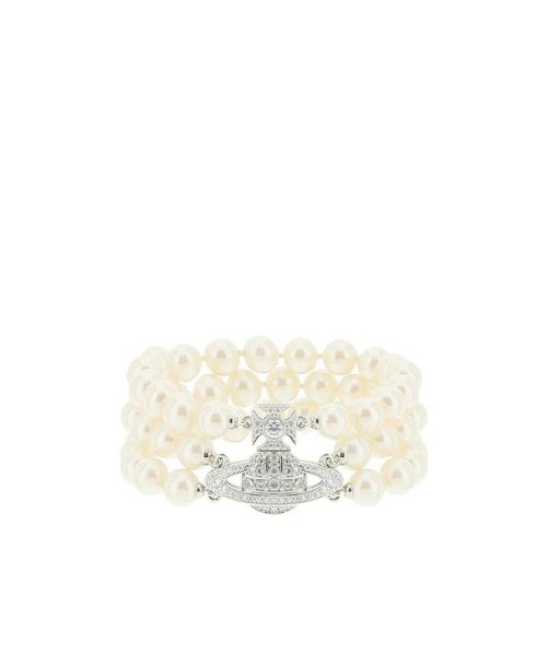 Three-Row Orb Choker Necklace