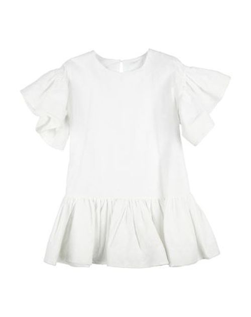 L:ú L:ú By Miss Grant Kid Girl Kids' dress White Size 10 Cotton