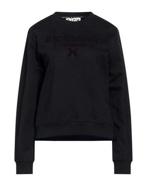 Woman Sweatshirt Black Size S Cotton