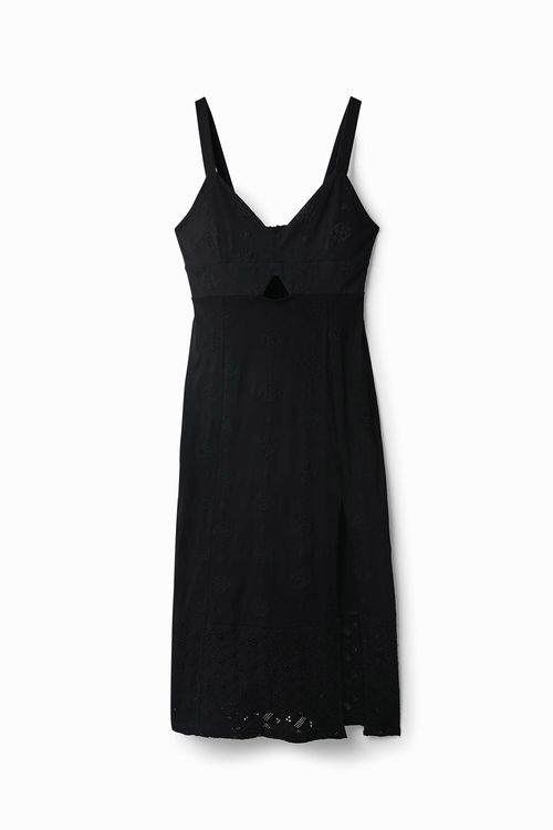 Embroidered midi dre