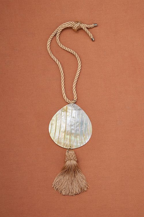 Julietta for FWRD Deco Necklace in Brown