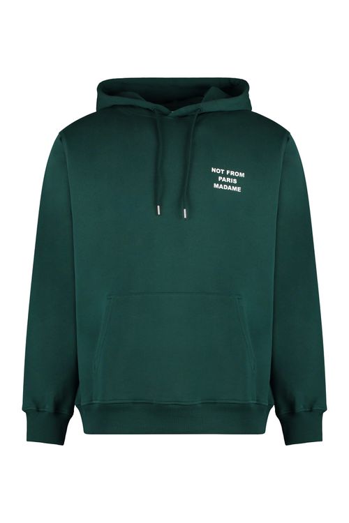 Slogan Hooded Sweatshirt