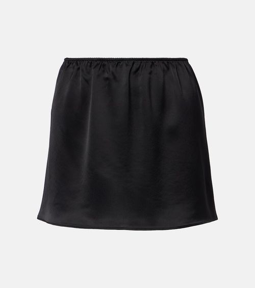 Barb satin miniskirt