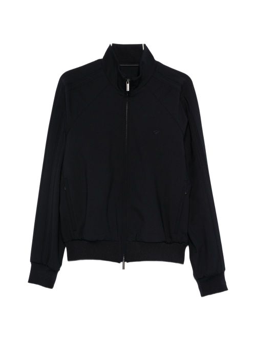 Wool blend bomber jacket