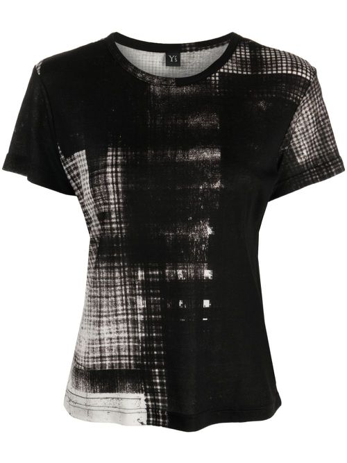 Graphic-print jersey T-shirt - Black