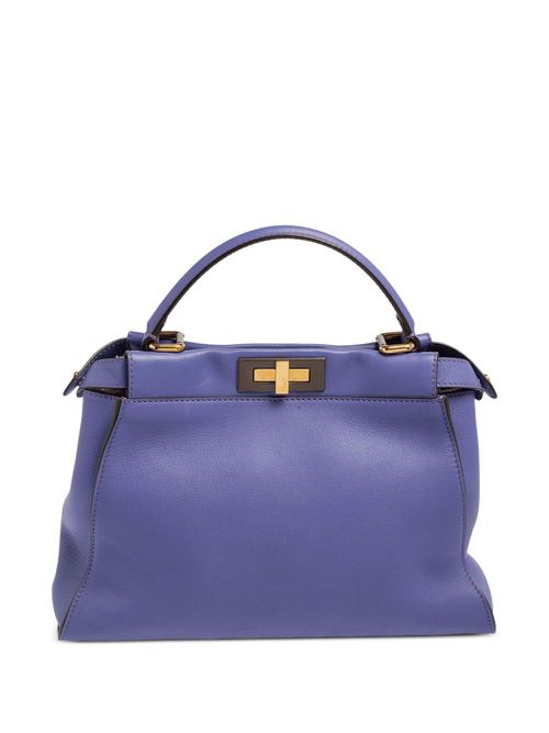 Fendi Pre-Owned 여성 medium Peekaboo two-way bag - Purple 431650