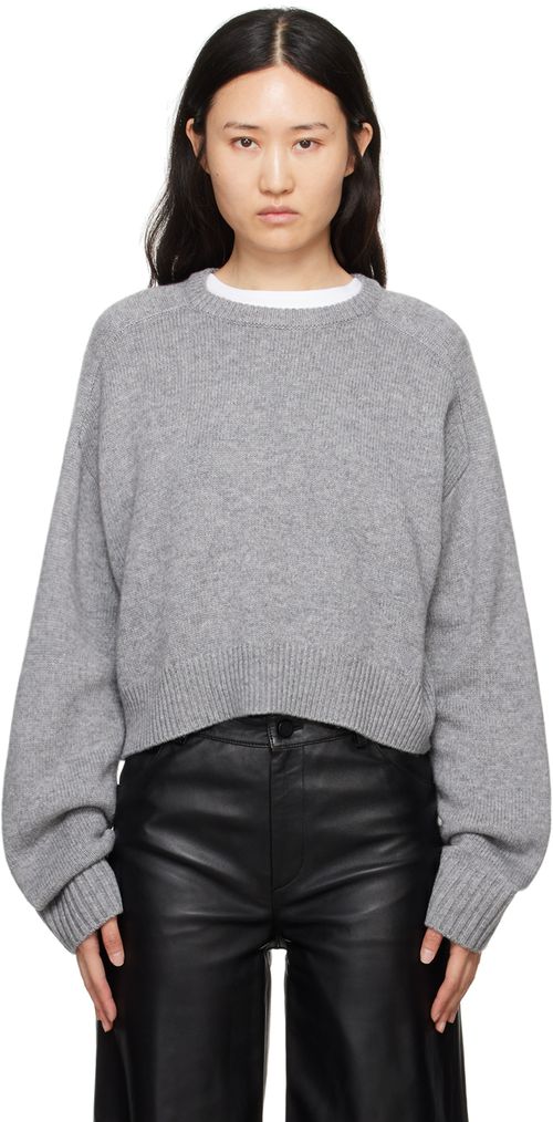 Loulou Studio Gray Bruzzi Sweater