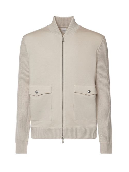Cotton And Linen Bomber Jacket