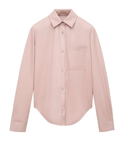 X Paula's Ibiza Leather Logo Shirt